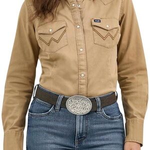 Wrangler Women's Vintage Denim Snap Shirt